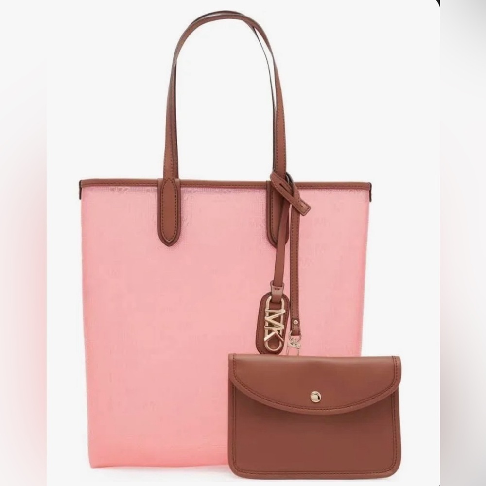 Michael Kors Eliza Large North South Transparent Tote Bag - Picture 2 of 5